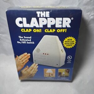 The Clapper Sound Activated On/Off Switch Joseph Enterprises New Sealed 2007